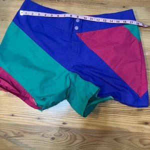 Vtg Breezin Performance Swim Trunks Sz 34 Inseam 3.5 80’s